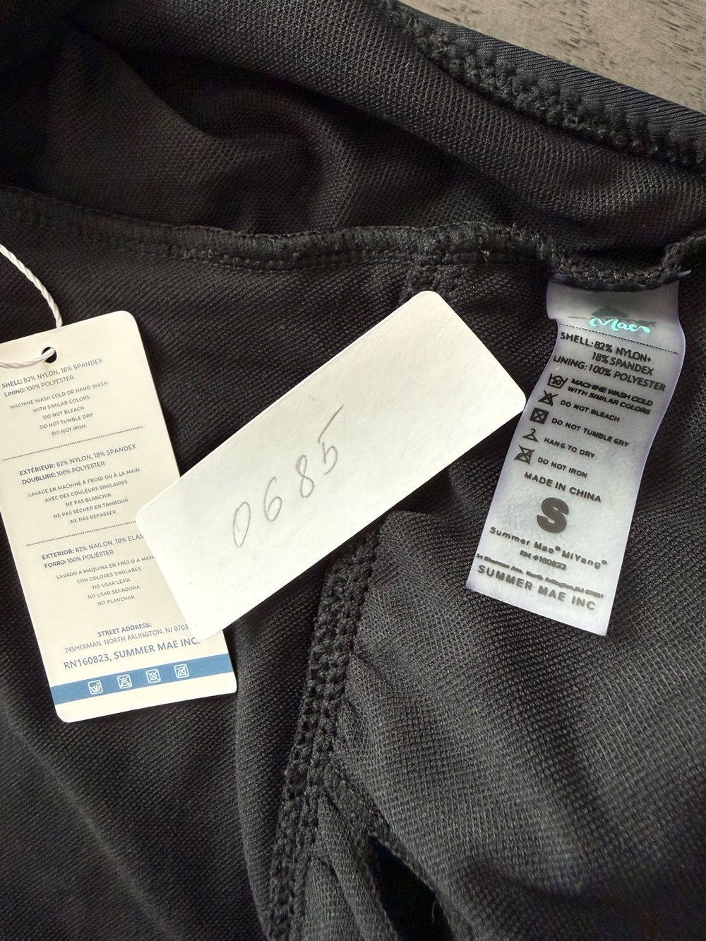 Summer Mae Black Swimsuit Size S - Picture 8 of 8